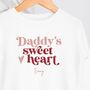 Daddy's Sweatheart Personalised Sweater, thumbnail 2 of 2