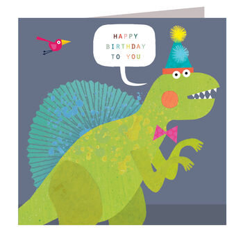 Birthday Dinosaur Card, 2 of 5