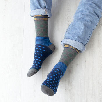 Patterned Personalised Groomsmen Socks, 4 of 6