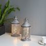 Pack Of Two Bamboo Leaves Pattern Bedside Lamp, thumbnail 4 of 4