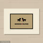 Personalised Dachshund Print For One Or Two Dogs, thumbnail 11 of 12