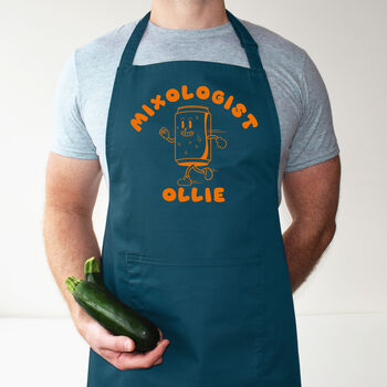 Personalised Mixologist Apron, Cocktail Lover Gift, 5 of 12