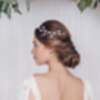 Small Gold, Silver Or Rose Gold Wedding Hair Vine Ivy, thumbnail 5 of 12