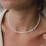 Mother Of Pearl Seed Bead Necklace, thumbnail 1 of 5