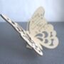 Wooden 3D Butterfly Mother's Day Card, thumbnail 2 of 5