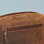 Personalised Best Man Buffalo Leather Wash Bag, thumbnail 4 of 8