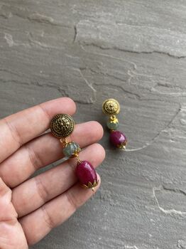 Aiza Beaded Earrings, 3 of 3