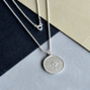 Sterling Silver Compass Necklace, thumbnail 3 of 6