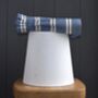 Dolly Blue Striped Scrunchie Lampshade, thumbnail 3 of 3