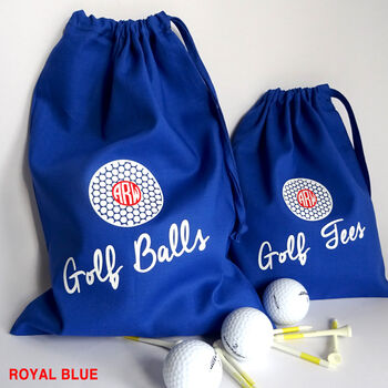 Personalised Golf Ball Bag, 7 of 12