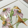 E Is For Echinacea Gilded Initial Print, thumbnail 6 of 7