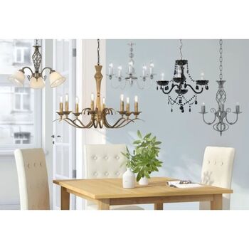 Light Candle Style Chandelier Three, 3 of 8
