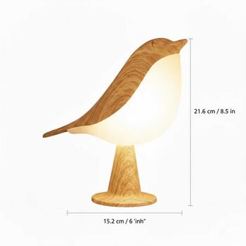 Bird Lamp Night Light, Dimmable Touch Contro, 4 of 5