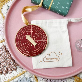 Family Christmas Ideas Spinning Tree Decoration, 7 of 11