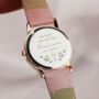 Personalised Holy Communion / Christening Pink Watch, thumbnail 5 of 5