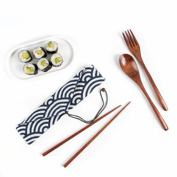 Luxury Cutlery Gift Set For Asian Cuisine Lovers, 4 of 4
