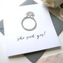 Engagement Card 'She Said Yes', thumbnail 2 of 6