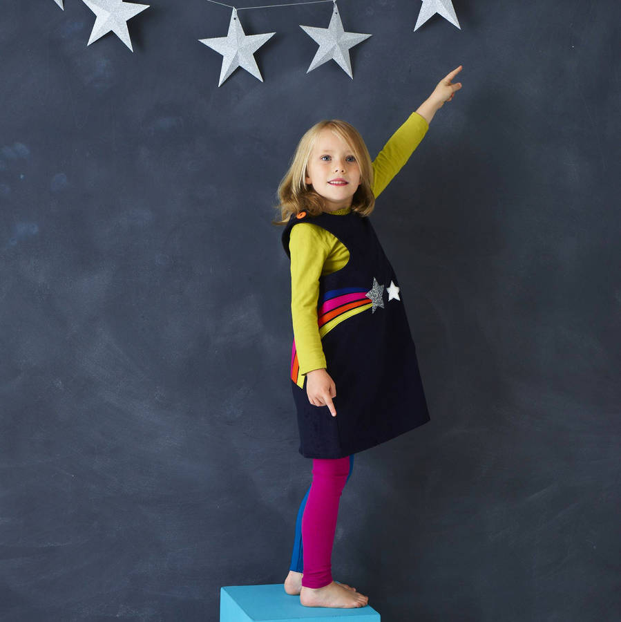 star gazer pinafore dress by wild things funky little dresses ...