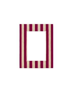 Upcycled Hand Painted Stripe Eco Wooden Photo Frame, 6 of 12