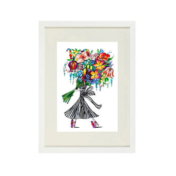 Flower Bouquet Limited Edition Artwork Print, 3 of 3