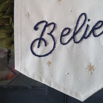 Christmas Believe Wall Hanging, 2 of 4