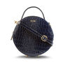 Initial Personalised Croc Leather Circle Bag, thumbnail 6 of 7