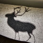 Grey Tweed Stag Draught Excluder, thumbnail 2 of 5