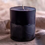 Black Concrete Pillar Candle Pair, thumbnail 3 of 4