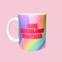 One Fabulous Mother Rainbow Mug, thumbnail 1 of 2
