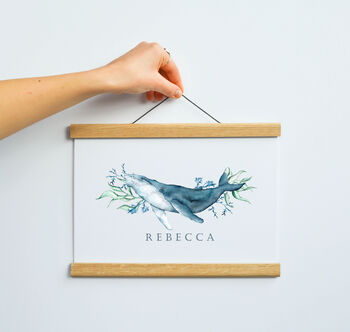 Personalised Humpback Whale Art Print, 3 of 3