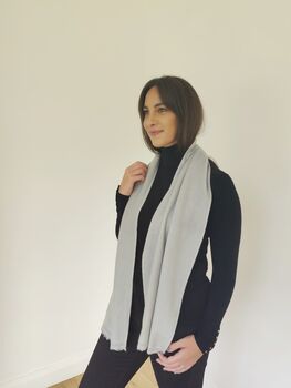 Personalised Unisex Pure Cashmere Woven Scarf, 8 of 12