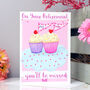 Personalised Cupcake Retirement Card, thumbnail 1 of 5