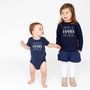 Personalised Sibling 'Loves' Top And Vest Set, thumbnail 1 of 6