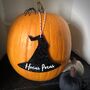 Halloween Witches Hat Acrylic Pumpkin Decoration, thumbnail 1 of 2