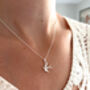 Sterling Silver Swallow Pendant Necklace, thumbnail 2 of 8