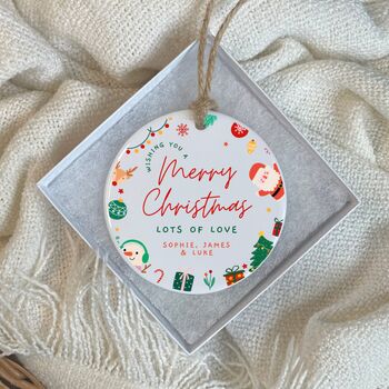 Custom Family Christmas Ornament, 2 of 3