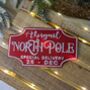 Personalised North Pole Special Delivery Name Embroidered Fabric Patch, thumbnail 1 of 4