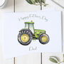 Personalised Tractor Father's Day Card For Dad Or Grandad, thumbnail 2 of 2