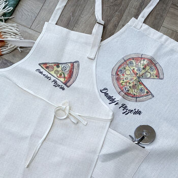 Daddy And Me Pizza Aprons, 3 of 5