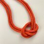 Fair Trade Handmade Glass Bead Knot Tube Necklace 55cm, thumbnail 7 of 12