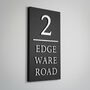 Portrait House Sign With Parallel Line, thumbnail 4 of 6