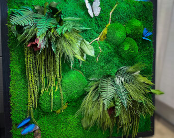 Moss Wall Art With Preserved Flowers, 5 of 12