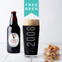Personalised 18th Birth Year And Name Beer Glass, thumbnail 1 of 9