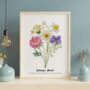 Personalised Birth Flower Family Print, thumbnail 11 of 11