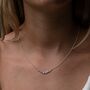Star Cluster Necklace, Sterling Silver Or Gold Plated, thumbnail 2 of 9