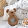 Soft Crochet Bear Rattle Toy, thumbnail 1 of 1