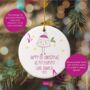 Happy First Christmas As My Mummy Personalised Tree Decoration, thumbnail 2 of 3