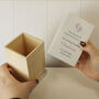 Personalised Baby Girl Memorial Wooden Urn, thumbnail 6 of 7