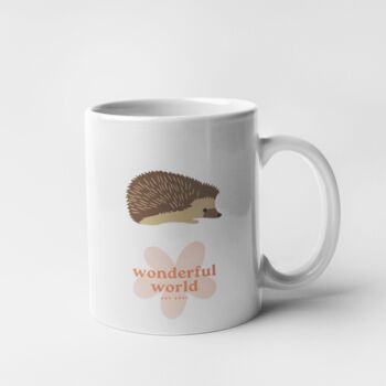 Hedgehog Personalised Mug, 2 of 5