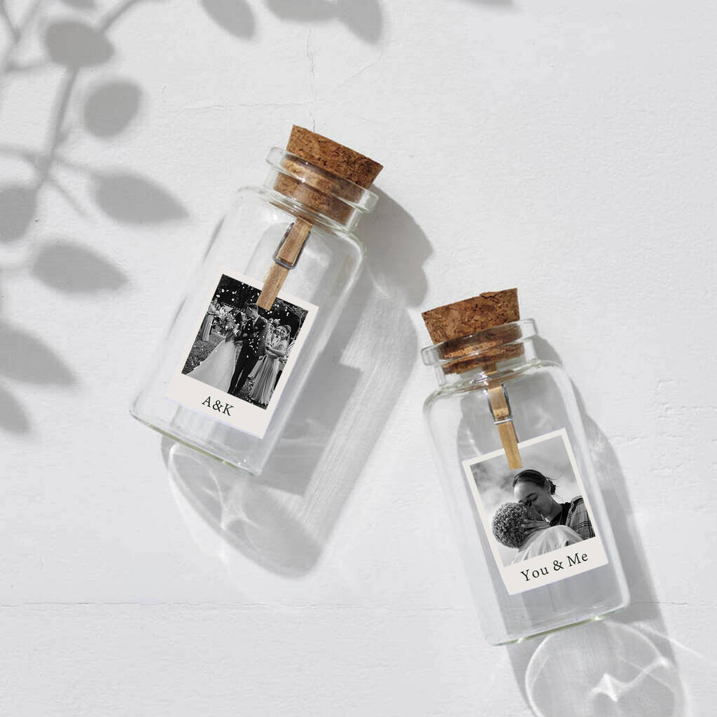 Personalised Mini Photo And Message In A Bottle, 1 of 3